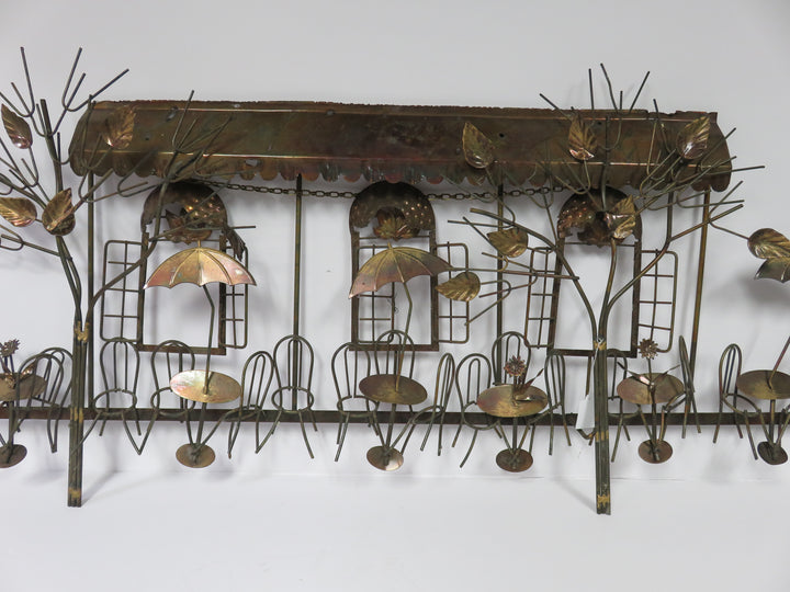 Metal Bistro Cafe Wall Hanging