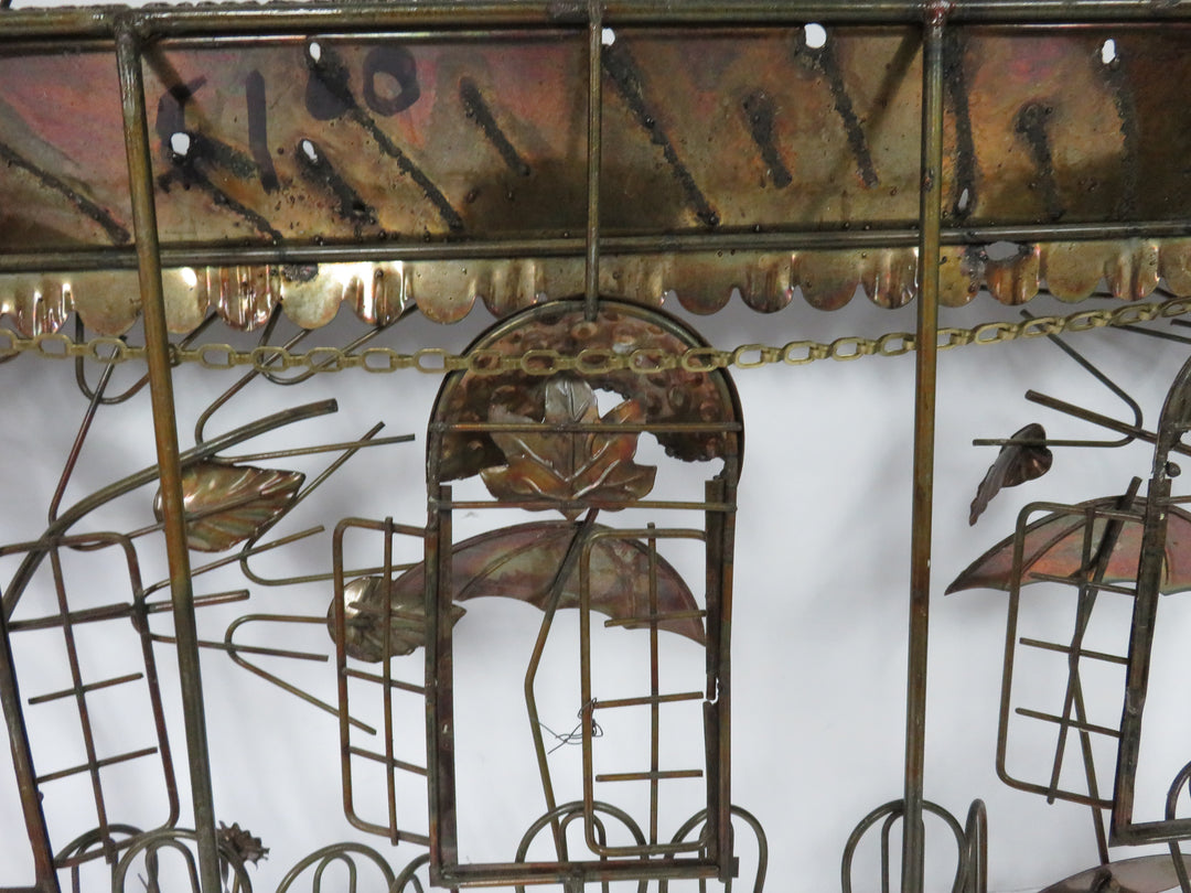Metal Bistro Cafe Wall Hanging