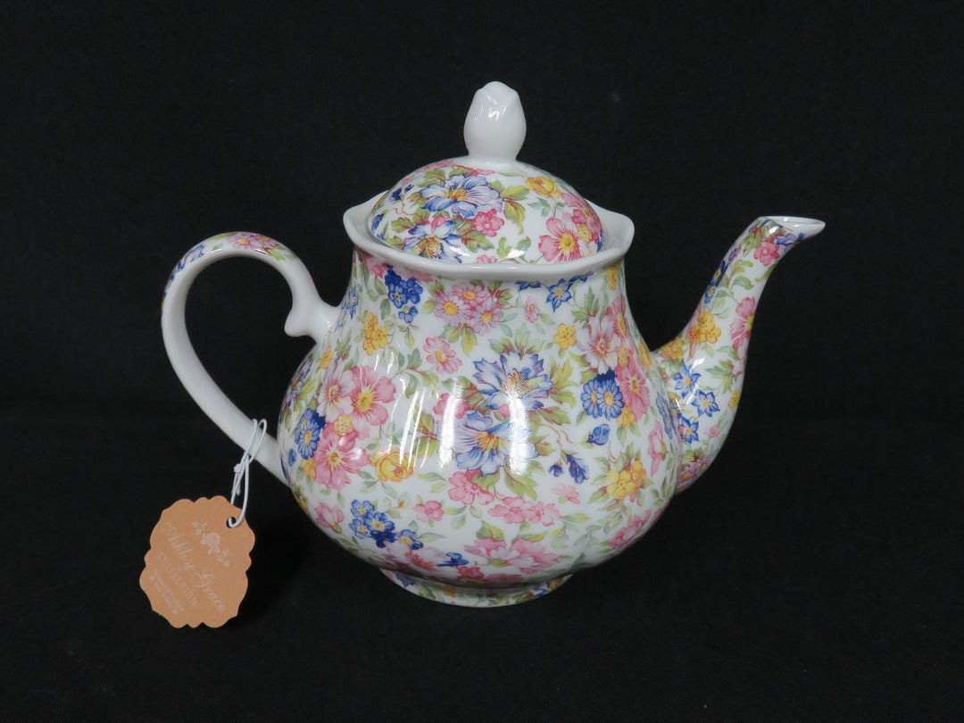 Floral Design Teapot