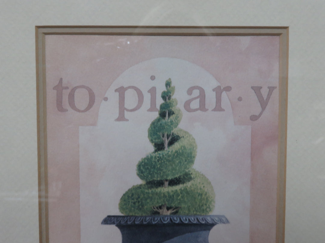 Topiary Print