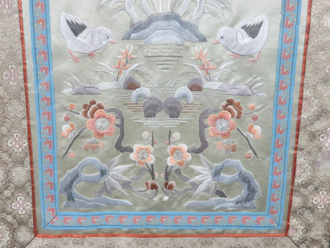 Asian Embroidery on Silk