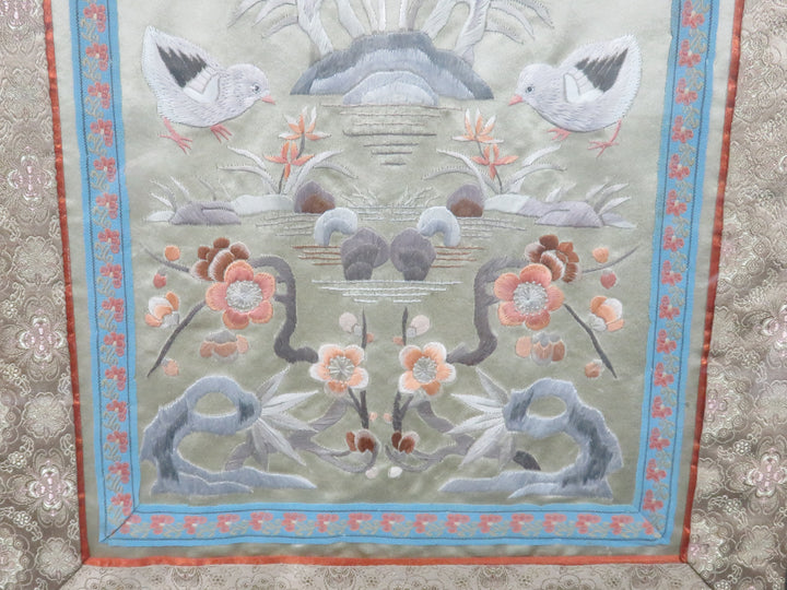 Asian Embroidery on Silk