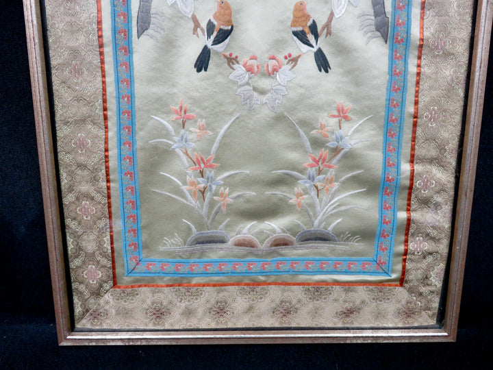 Asian Embroidery on Silk