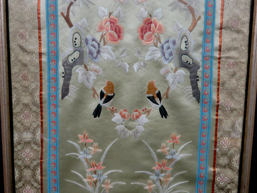 Asian Embroidery on Silk