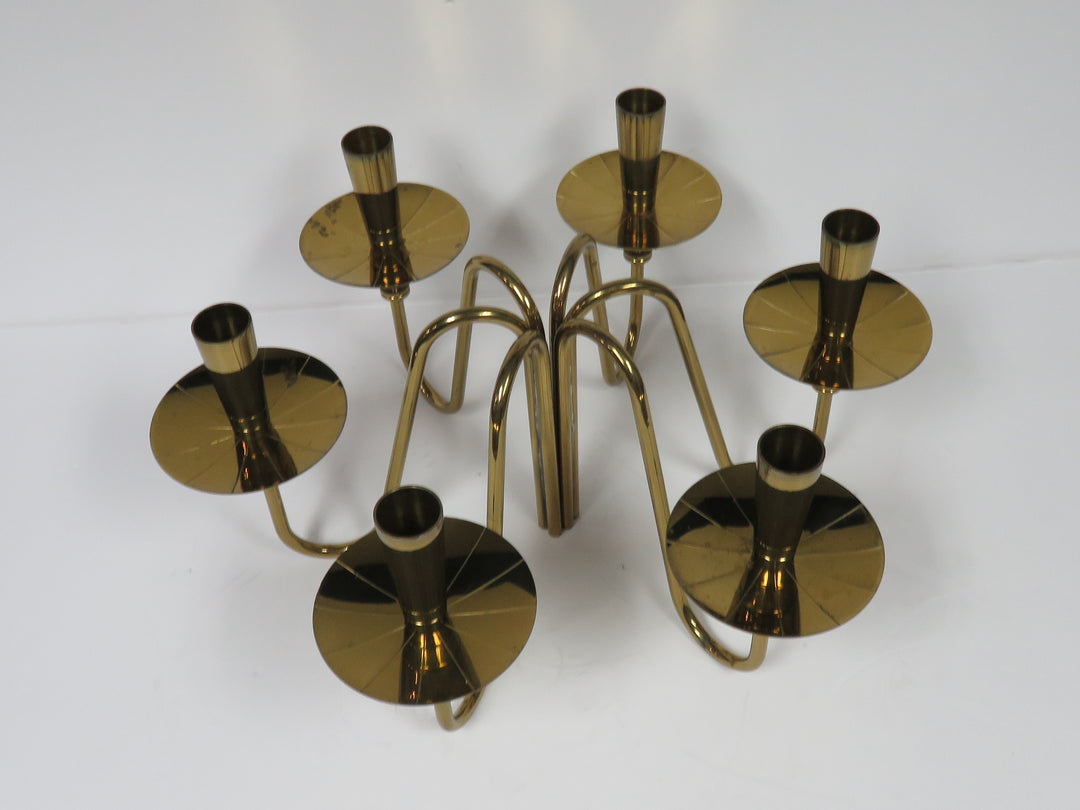Tommi Parzinger Brass Candleholders