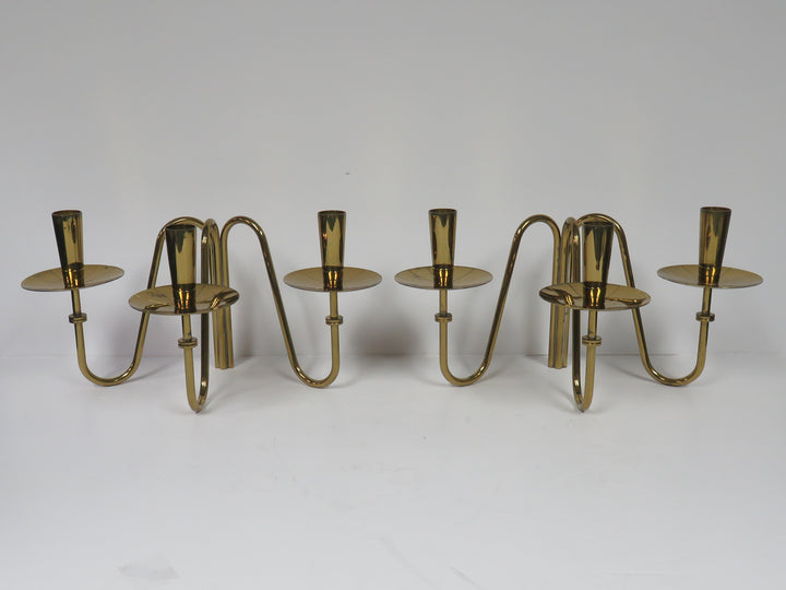 Tommi Parzinger Brass Candleholders