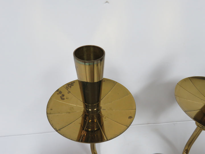 Tommi Parzinger Brass Candleholders