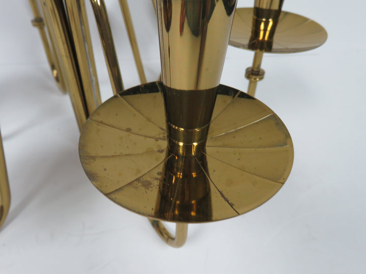 Tommi Parzinger Brass Candleholders