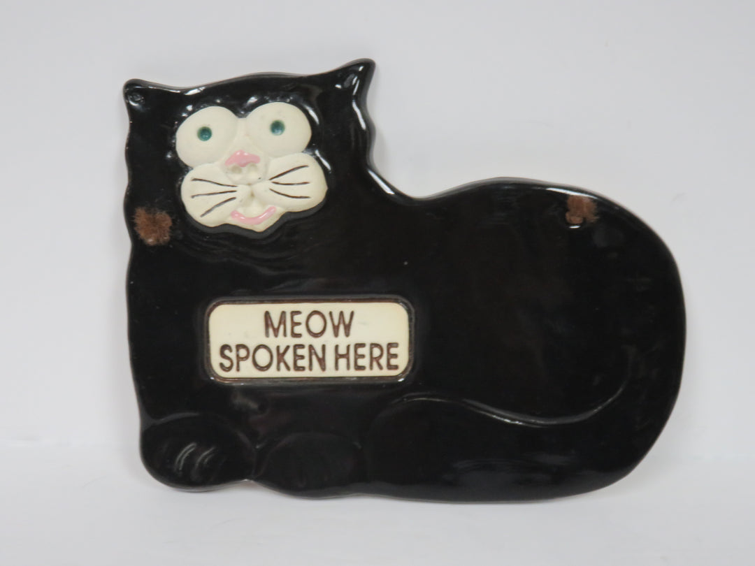 "Meow Spoken Here" Plaque