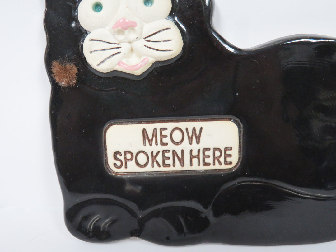 "Meow Spoken Here" Plaque