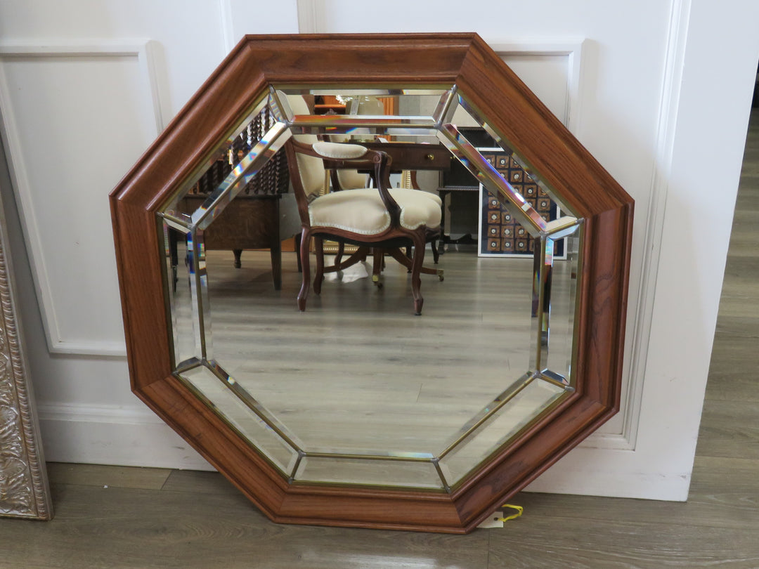 Octangular Beveled Mirror