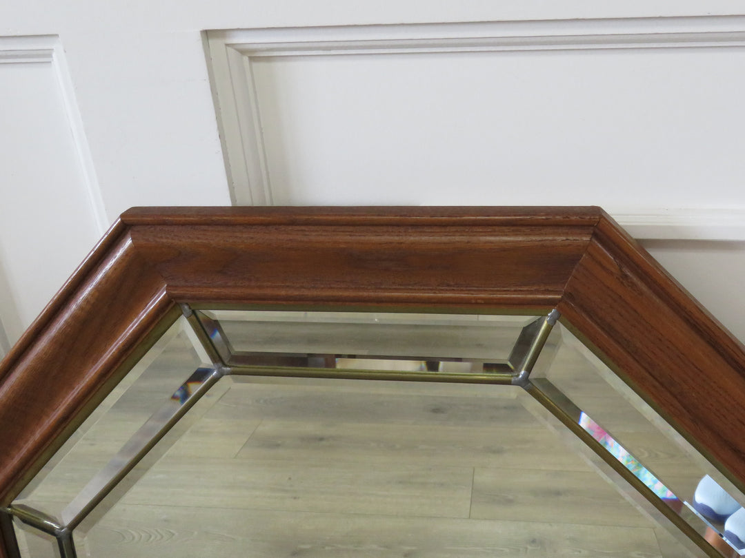 Octangular Beveled Mirror