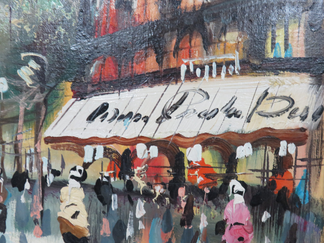 Vintage Paris Street Scene
