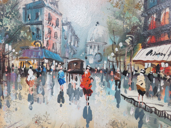 Vintage Paris Street Scene