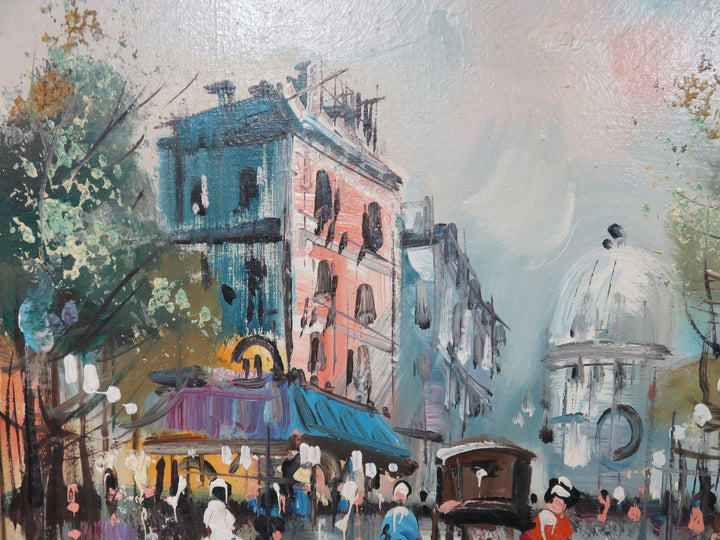 Vintage Paris Street Scene