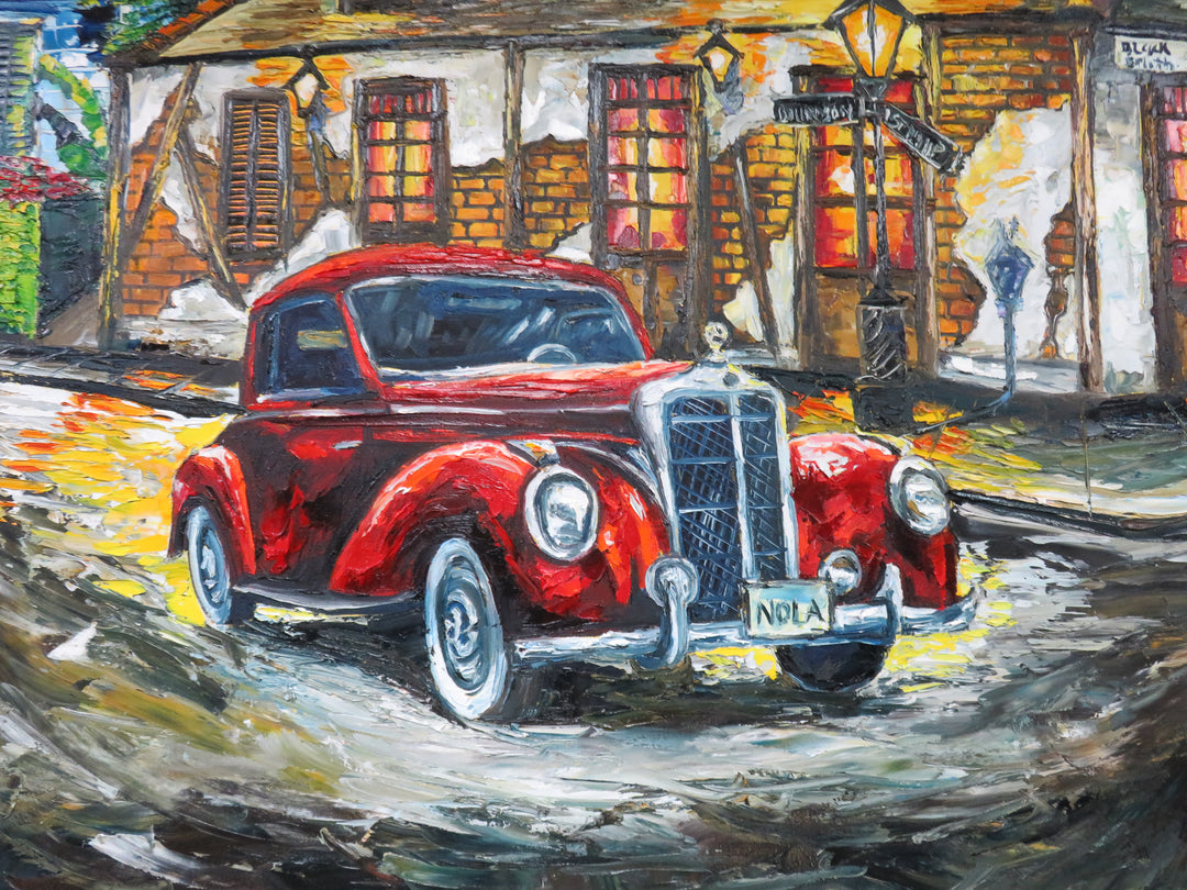 Vibrant New Orleans Street Scene