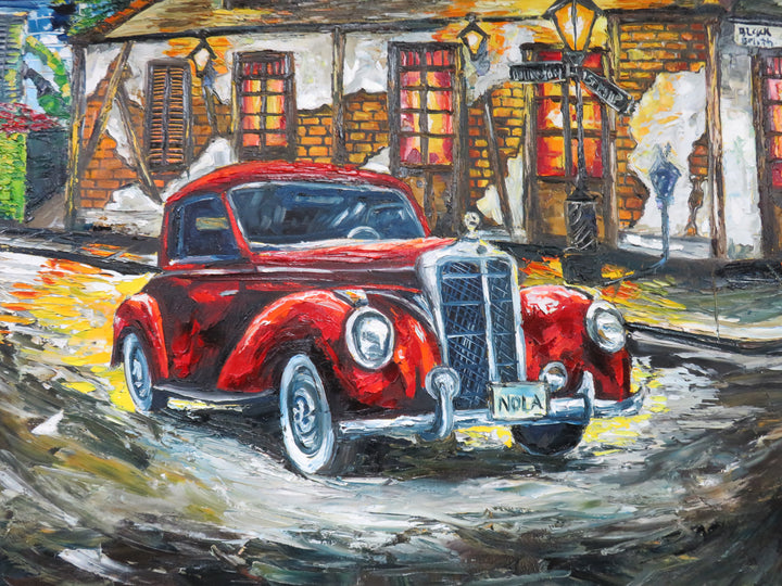 Vibrant New Orleans Street Scene