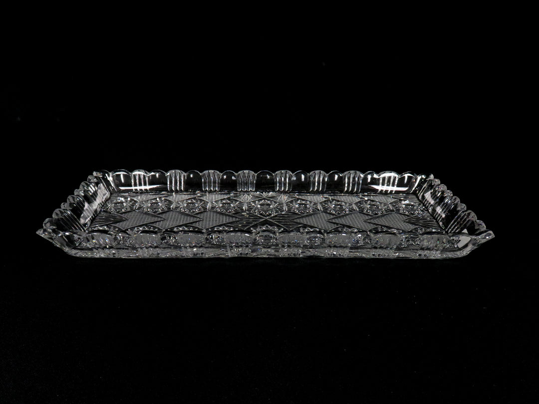 Cut Crystal Dresser Tray