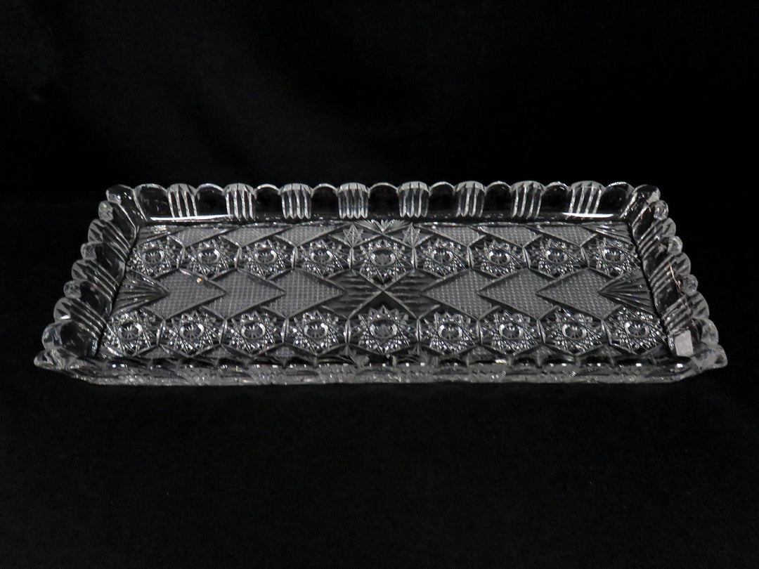 Cut Crystal Dresser Tray