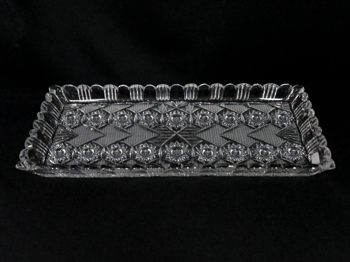 Cut Crystal Dresser Tray