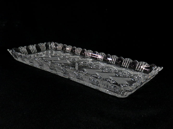 Cut Crystal Dresser Tray