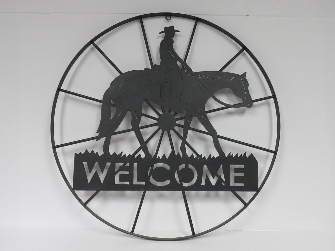 Wall Mounted Welcome Sign
