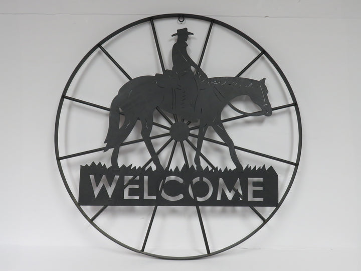 Wall Mounted Welcome Sign