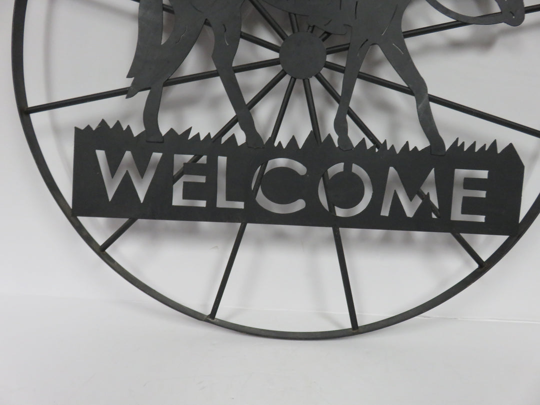 Wall Mounted Welcome Sign