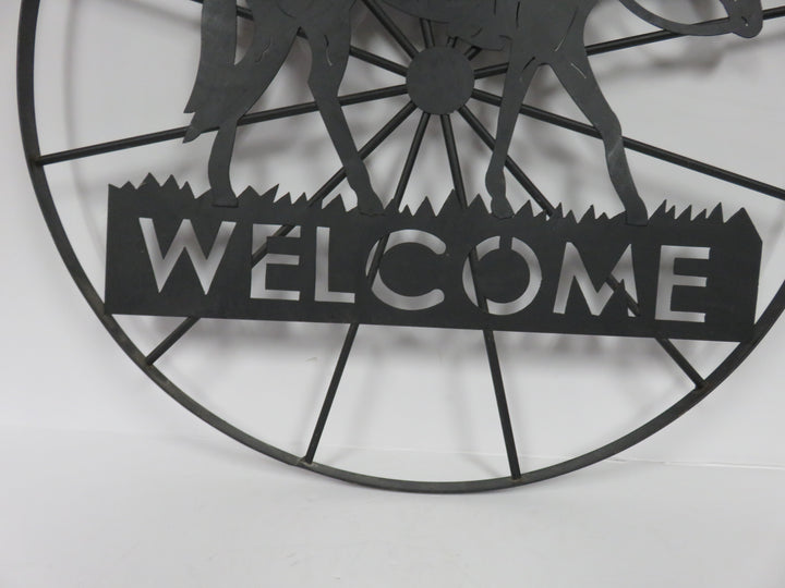 Wall Mounted Welcome Sign