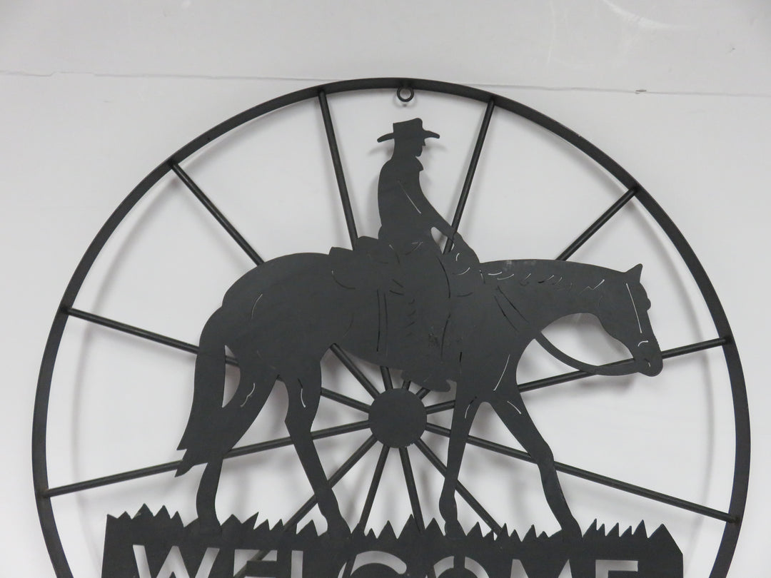 Wall Mounted Welcome Sign