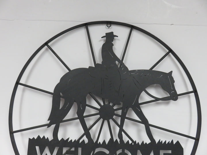 Wall Mounted Welcome Sign