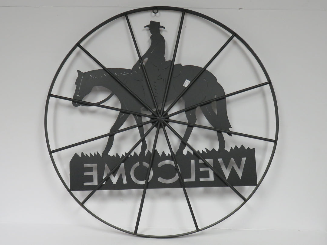 Wall Mounted Welcome Sign