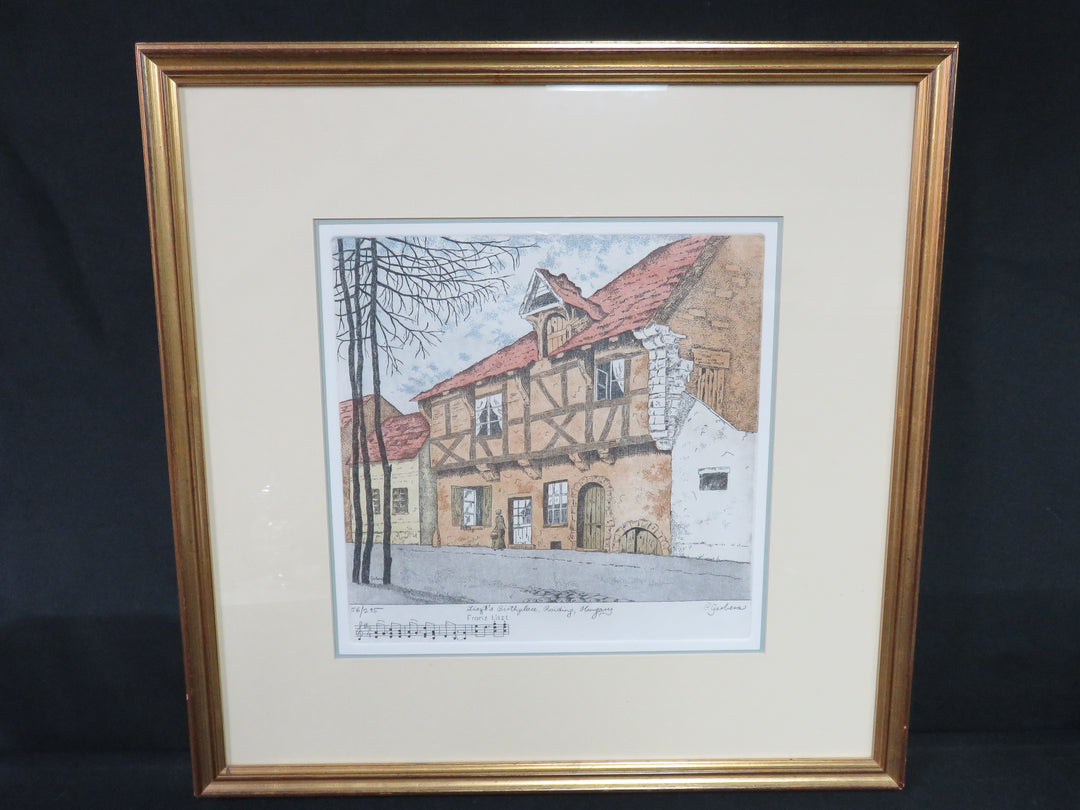 Lizst Home Etching Print