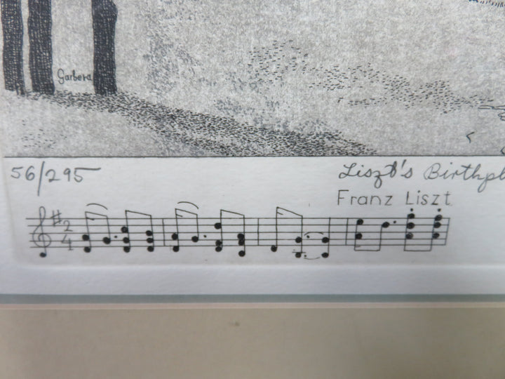 Lizst Home Etching Print