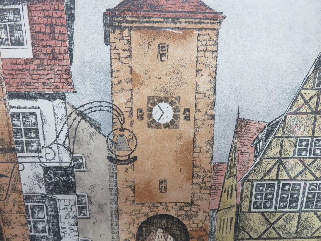 Ploulein Rotherdamn Etching Print