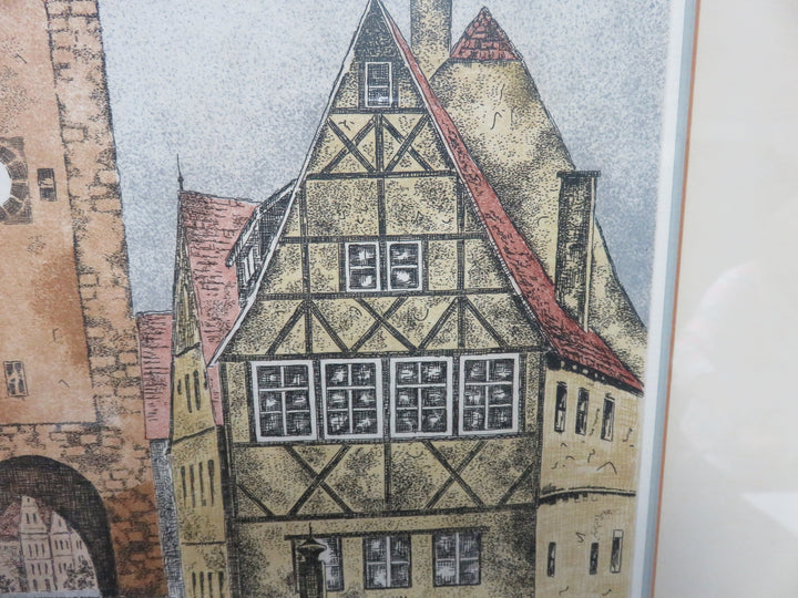 Ploulein Rotherdamn Etching Print