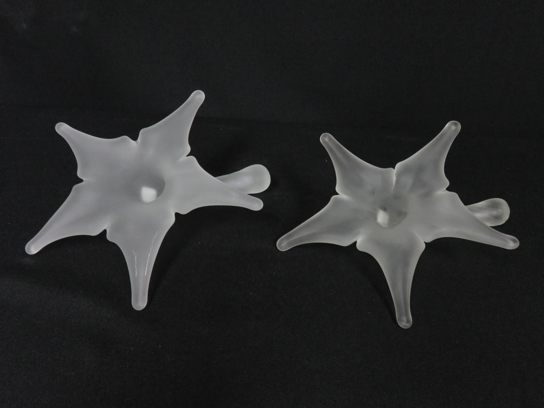 Art Glass Lily Bud Vases