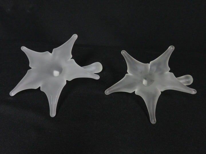 Art Glass Lily Bud Vases