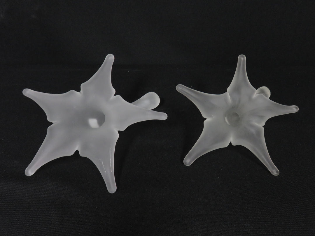 Art Glass Lily Bud Vases