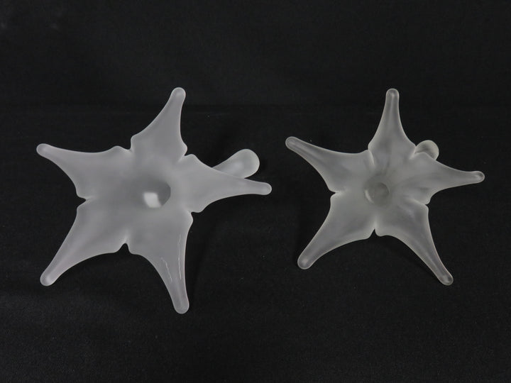 Art Glass Lily Bud Vases