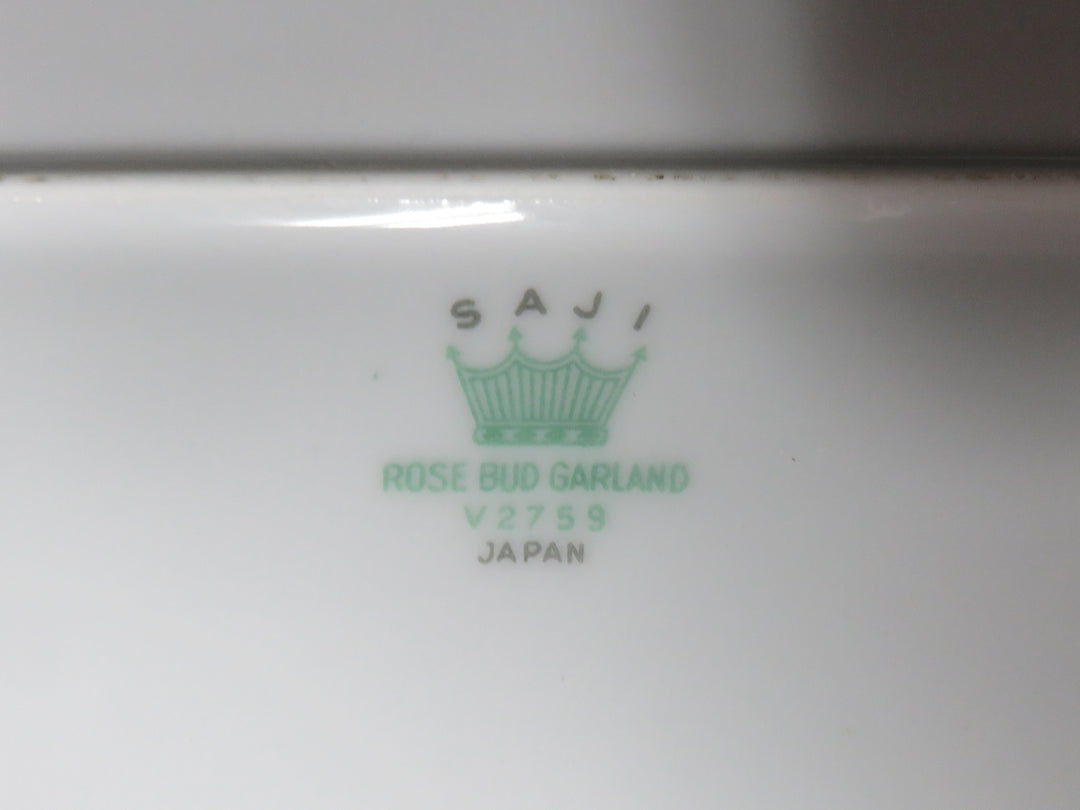 Saji Rosebud Garden Platter