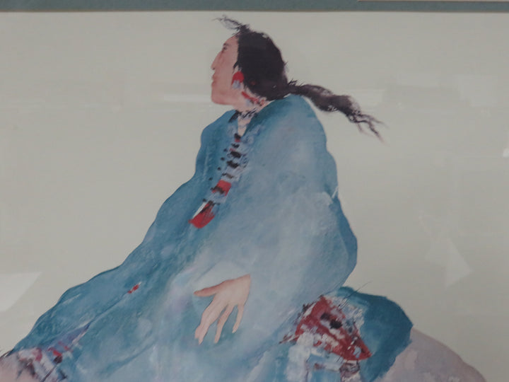 Crow Warrior Woman Print