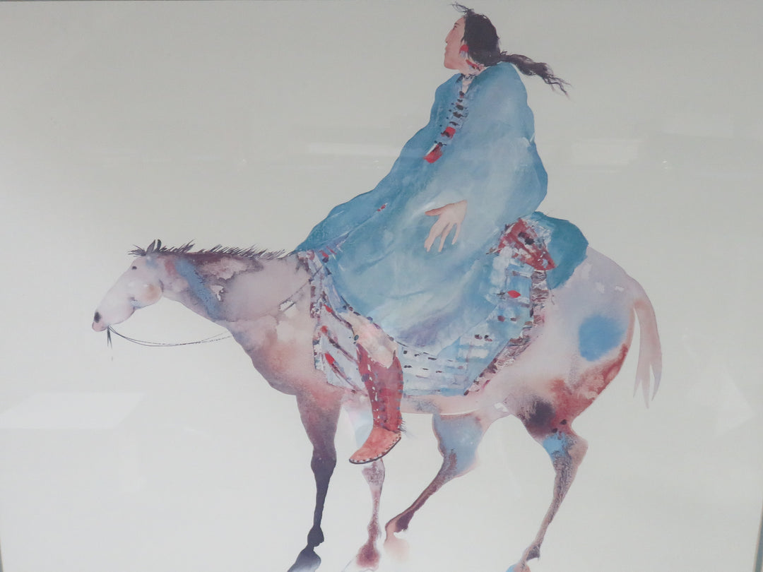 Crow Warrior Woman Print