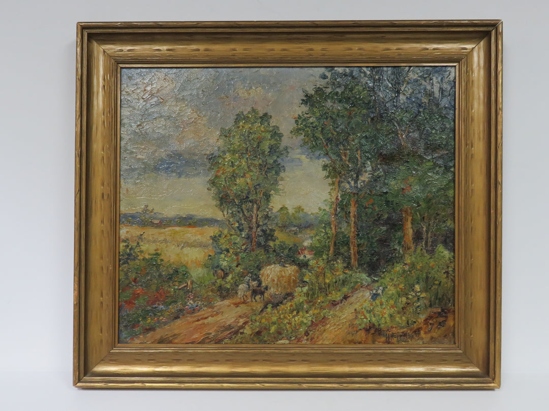 Vintage Landscape Oil Painting