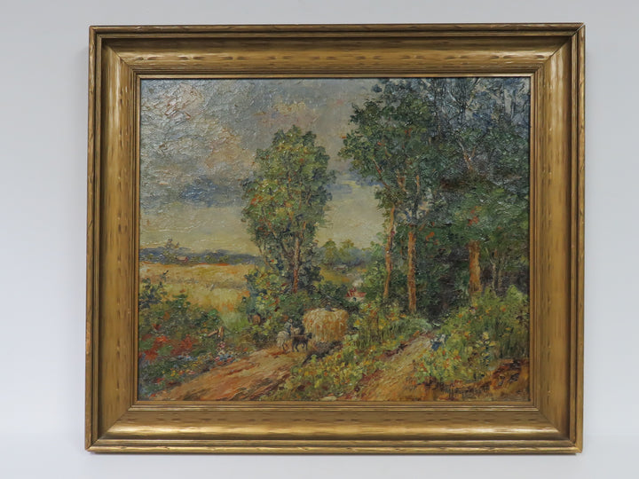 Vintage Landscape Oil Painting