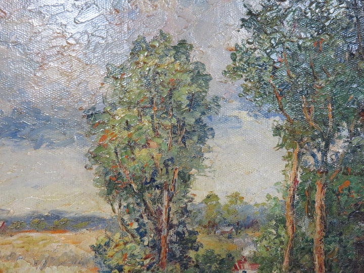 Vintage Landscape Oil Painting
