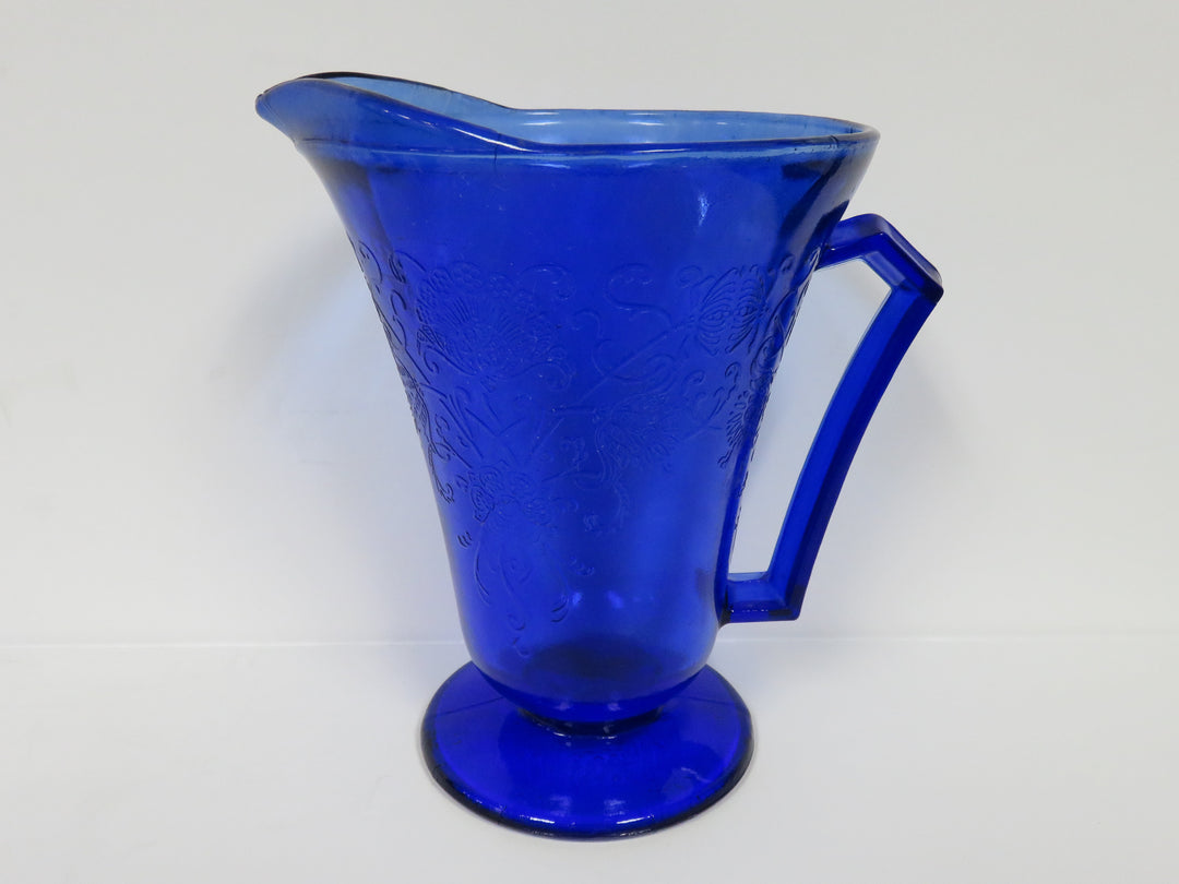 Cobalt Pitcher and Glasses