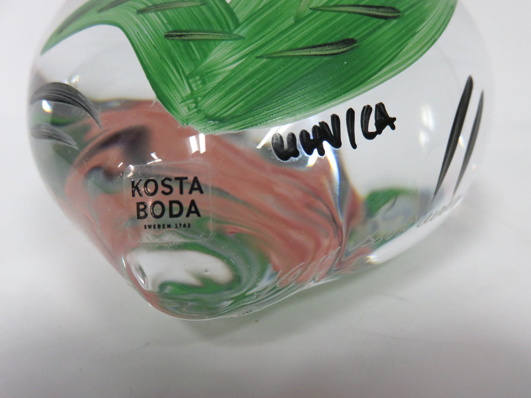 Kosta Boda Heart Paperweight