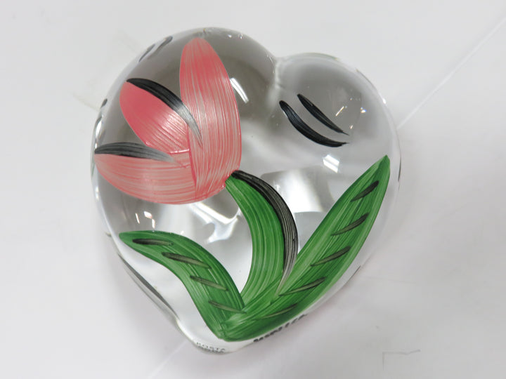 Kosta Boda Heart Paperweight