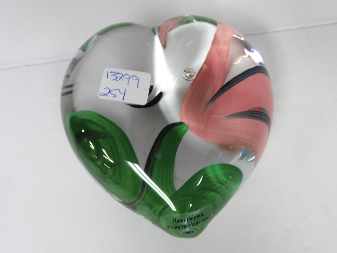 Kosta Boda Heart Paperweight